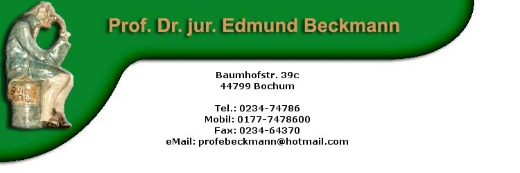 Prof. Dr. jur. Edmund Beckmann